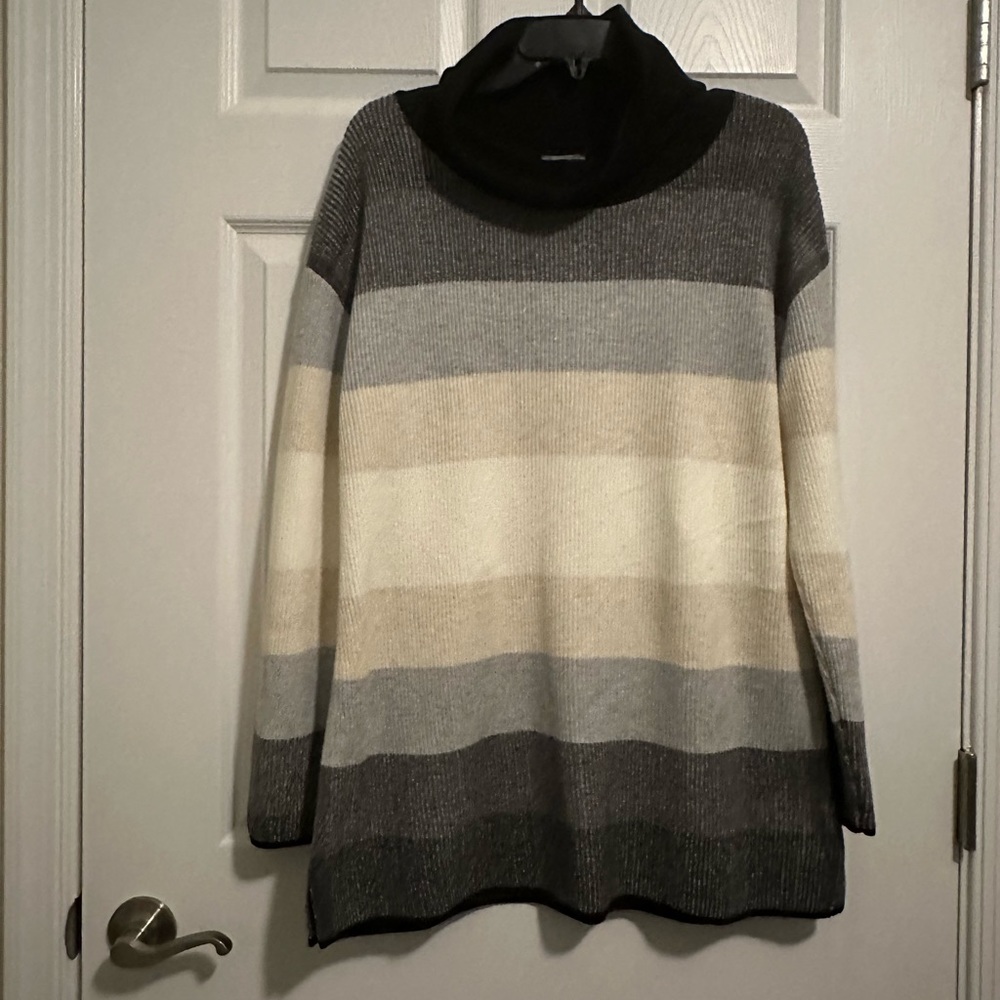 Talbots ombré striped sweater